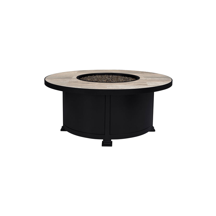 OW Lee 42" Round Occasional Height Santorini Fire Pit Table