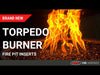 Rectangle Drop-In Torpedo Fire Pit H-Burner Kit by HPC Fire