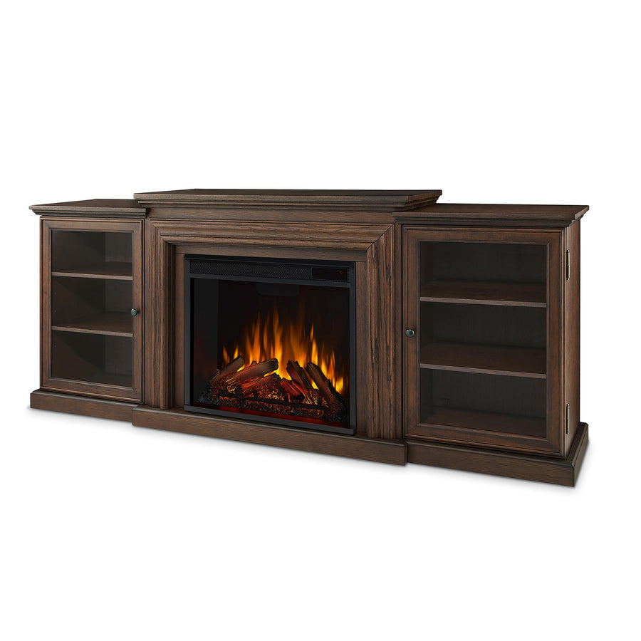 Real Flame Fredrick Entertainment Center with Electric Fireplace