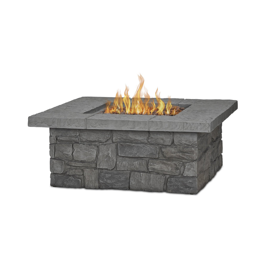 Real Flame Sedona Square Gas Fire Table