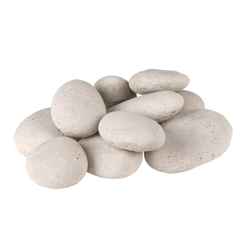 Real Fyre River Rock Fyre Stones in Ivory - Qty 4 - Clearance