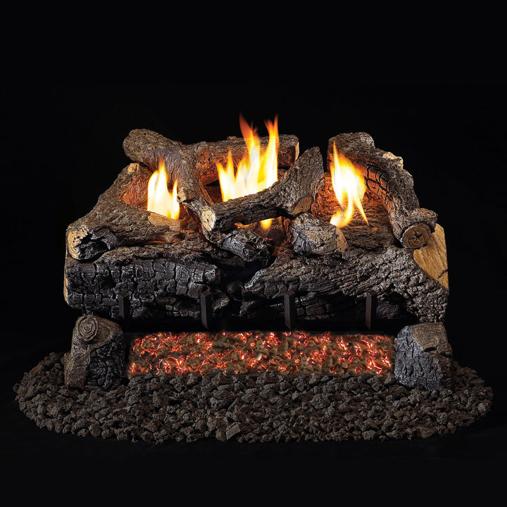 Vent-Free Gas Logs Evening Fyre Charred by Real Fyre