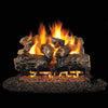 18/20" Burnt Rustic Oak Gas Logs & Vented G45 Fireplace Burner in Propane w/Assembled ANSI Certified Safety Pilot by Real Fyre - Previous Season - Clearance