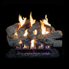 Vented Charred Oak Gas Logs Royal English by Real Fyre