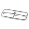 Rectangle Stainless Steel Fire Ring by HPC Fire, measuring 12x6 inches. This high-quality fire ring is made from durable 304 stainless steel, featuring a four-way cross design for balanced flame distribution. Ideal for small to medium fire pits, this rectangular burner is suitable for both natural gas and propane applications. Perfect for enhancing outdoor fire pit installations, ensuring a powerful and consistent flame output.