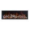 The Remii Tall Indoor/Outdoor Built-In Electric Fireplace with realistic birch log media and golden flames. Ideal for contemporary interiors, it blends innovation and style with customizable flame colors and heat settings.


