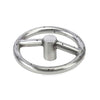 12-inch round stainless steel fire ring by HPC Fire, featuring a crossbar support and multi-ring structure for enhanced flame performance. Suitable for small to medium fire pits, it ensures an even flame distribution and reliable gas flow. Crafted from 304 stainless steel for corrosion resistance and long-lasting outdoor use in any climate