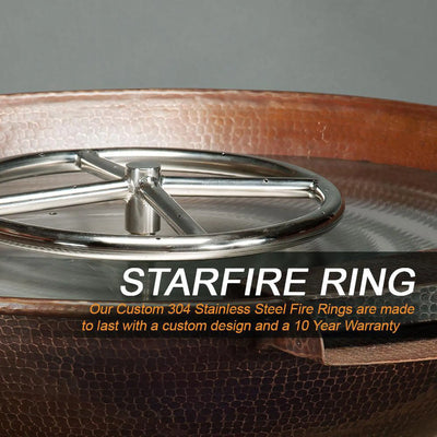 Starfire Designs 30" Taza Moreno Copper Fire and Water Bowl