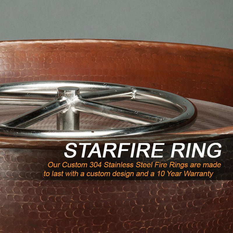 31" Campana Moreno Copper Fire Bowl - Starfire Direct