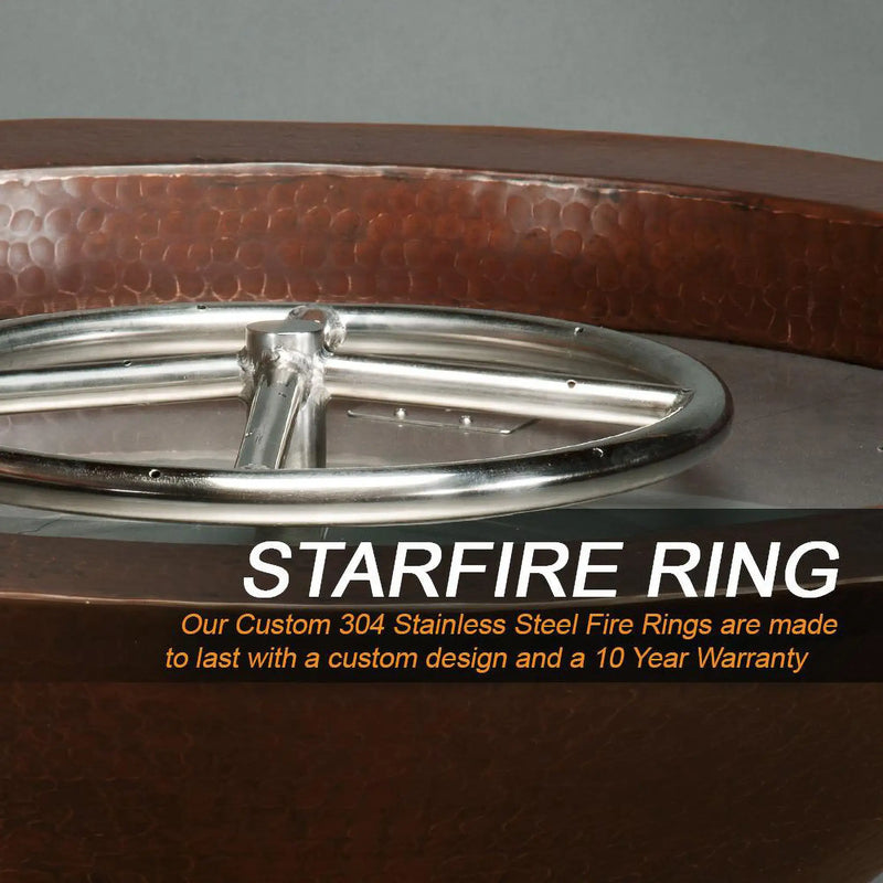 Starfire Designs 31" Cono Moreno Copper Fire and Water Bowl