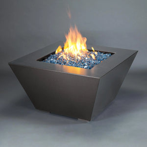 Starfire Designs Steel Mill Gas Fire Pit with Slide Out LPT Drawer