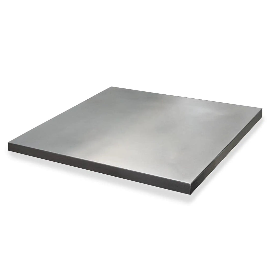 The Starfire Designs 40-inch by 40-inch square fire pit lid in stainless steel features a sleek and smooth design, crafted for durability and weather resistance. This stainless steel lid provides optimal protection for your fire pit, shielding it from outdoor elements while maintaining a modern, polished look. Perfect for keeping your fire pit clean and ready for use, this fire pit cover is ideal for any outdoor space. Designed for long-lasting use.