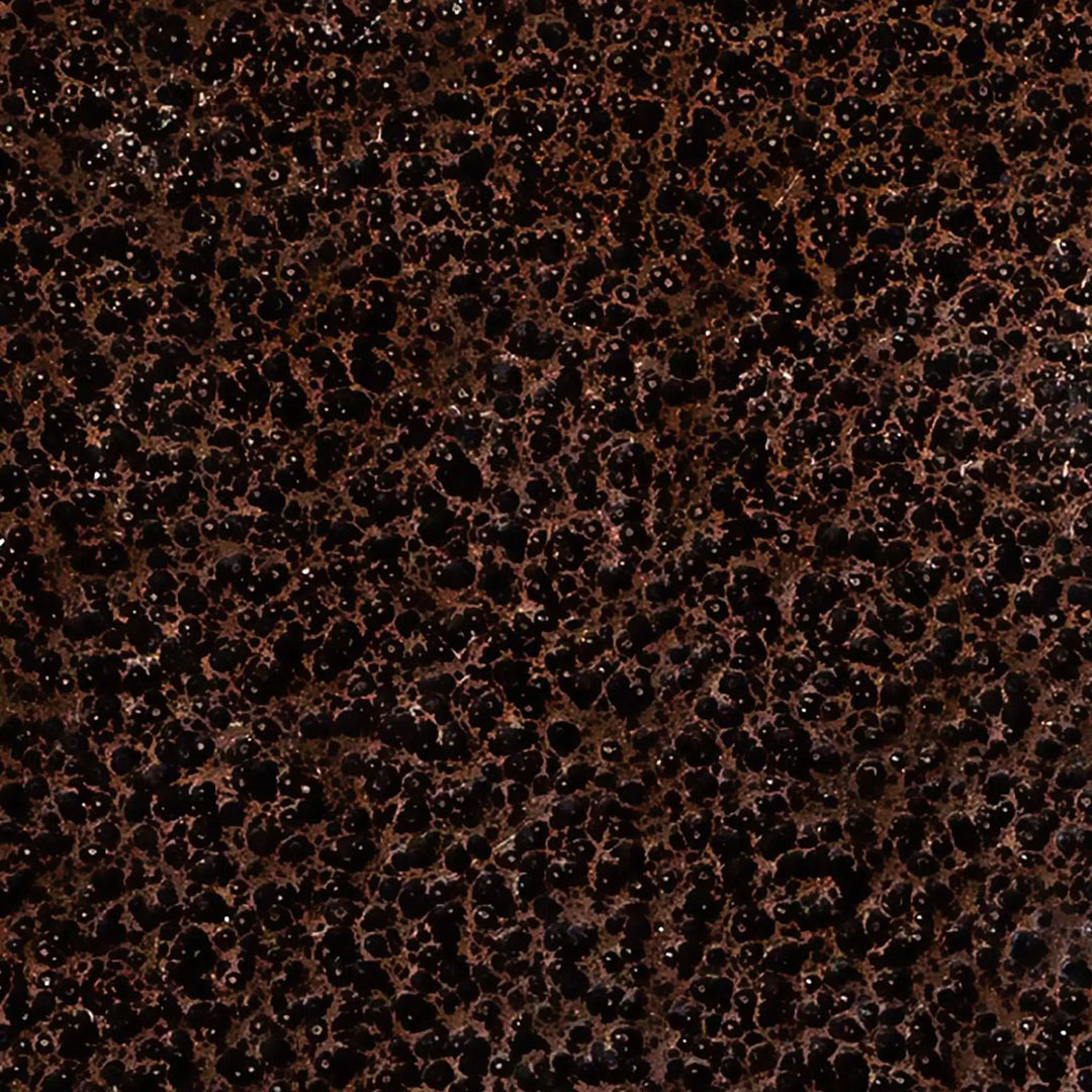 Close-up texture of the Copper Vein finish on the Starfire Designs 60 x 32" rectangle fire pit lid. The image highlights the deep, rich copper tones with vein-like patterns, giving the lid a sophisticated, textured metallic appearance. This finish is both weather-resistant and aesthetically appealing, making it a perfect choice for luxury outdoor fire pits. 