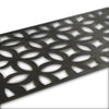 Horizontal view of Starfire Designs Decorative Fire Pit Venting Panel - Trellis, emphasizing the strong yet elegant construction, suited for luxury fire pits, ensuring safety through proper air circulation