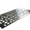 Top angle view of Starfire Designs Decorative Fire Pit Venting Panel - Trellis, illustrating the sleek, modern design that enhances the aesthetic of any outdoor fire pit while providing critical ventilation