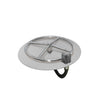 Stainless steel round fire pit burner kit by Starfire Designs, featuring a high-quality burner with a built-in air mixer and pan for natural gas or propane fire pits