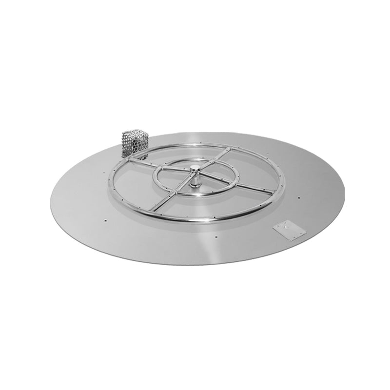 variant:30" Pan/18" Ring / Natural Gas / Built-In Connection Kit