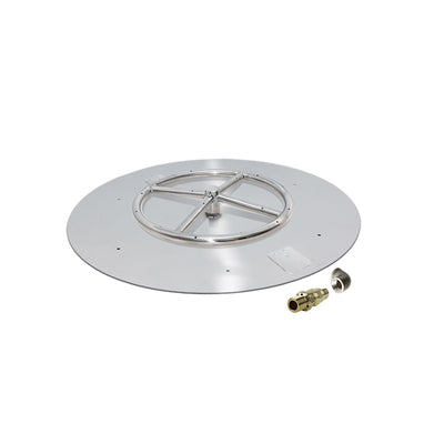 variant:24" Pan/12" Ring / Propane / Built-In Connection Kit