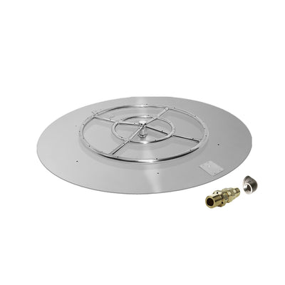 variant:30" Pan/18" Ring / Propane / Built-In Connection Kit