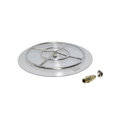variant:24" Pan/18" Ring / Propane / Built-In Connection Kit