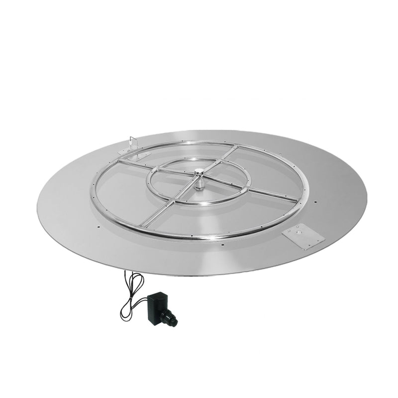 variant:30" Pan/24" Ring / Natural Gas / Built-In Connection Kit