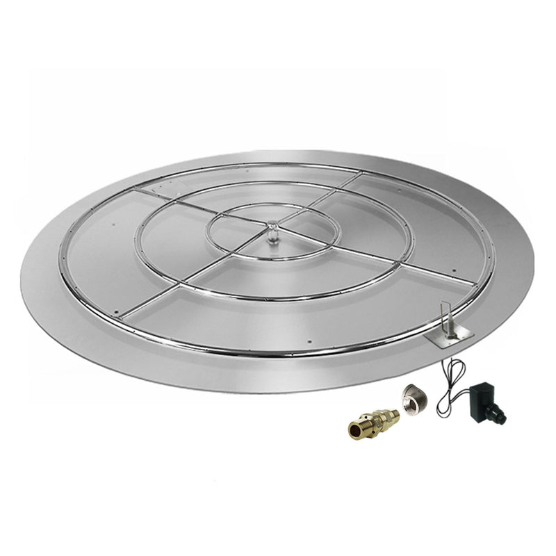 variant:48" Pan/36" Ring / Propane / Built-In Connection Kit