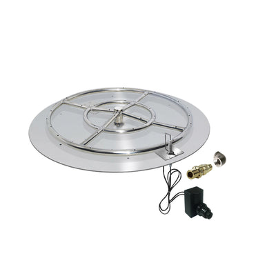variant:24" Pan/18" Ring / Propane / Built-In Connection Kit