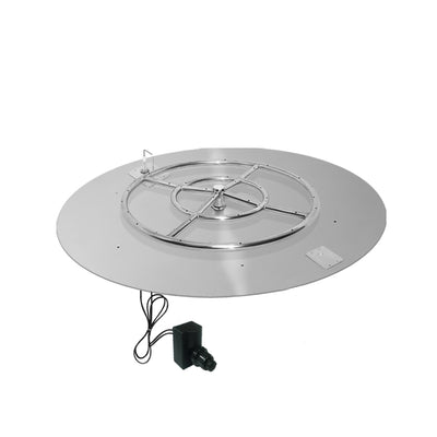 variant:30" Pan/18" Ring / Natural Gas / Built-In Connection Kit