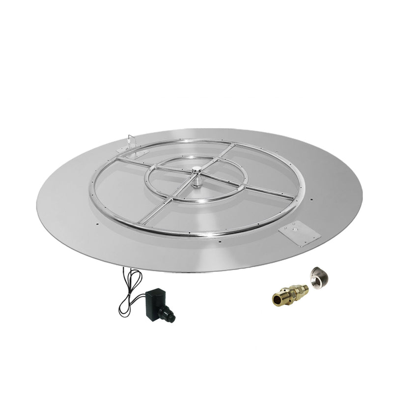 variant:30" Pan/24" Ring / Propane / Built-In Connection Kit