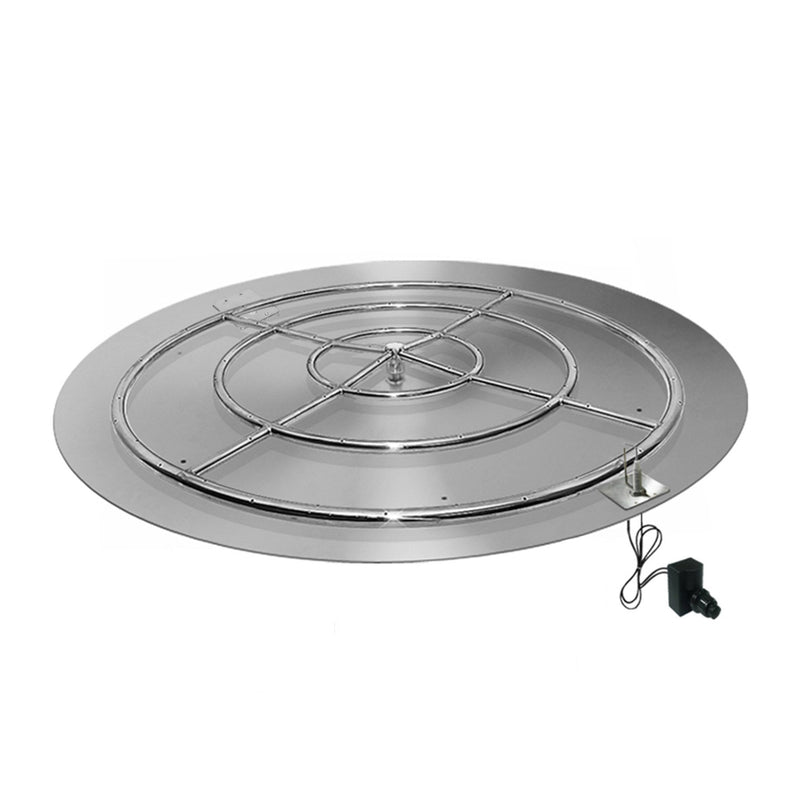 variant:42" Pan/30" Ring / Natural Gas / Built-In Connection Kit