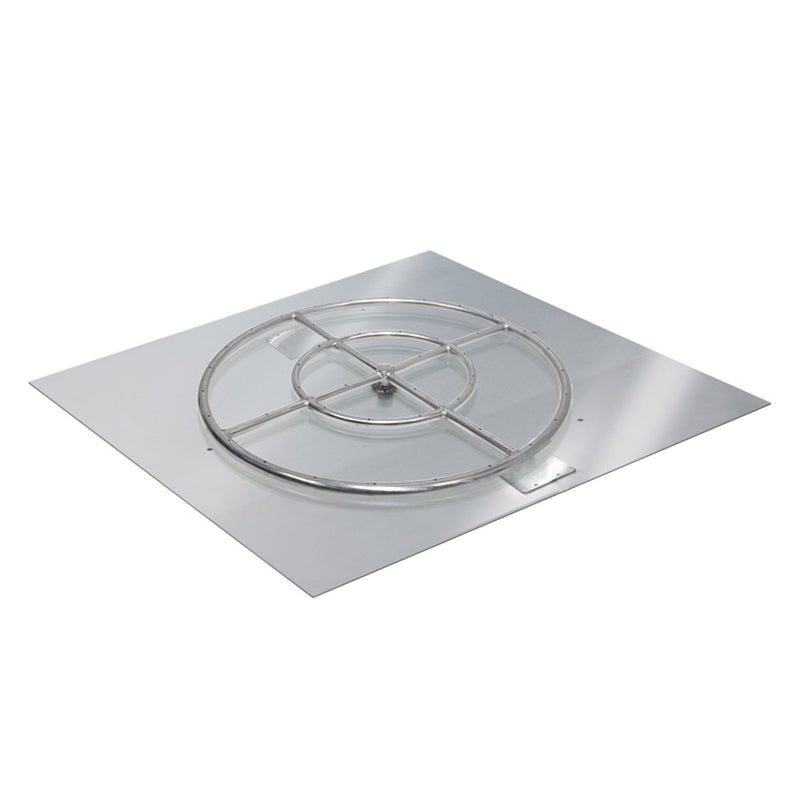 variant:30" Pan/24" Ring / Natural Gas / Built-In Connection Kit