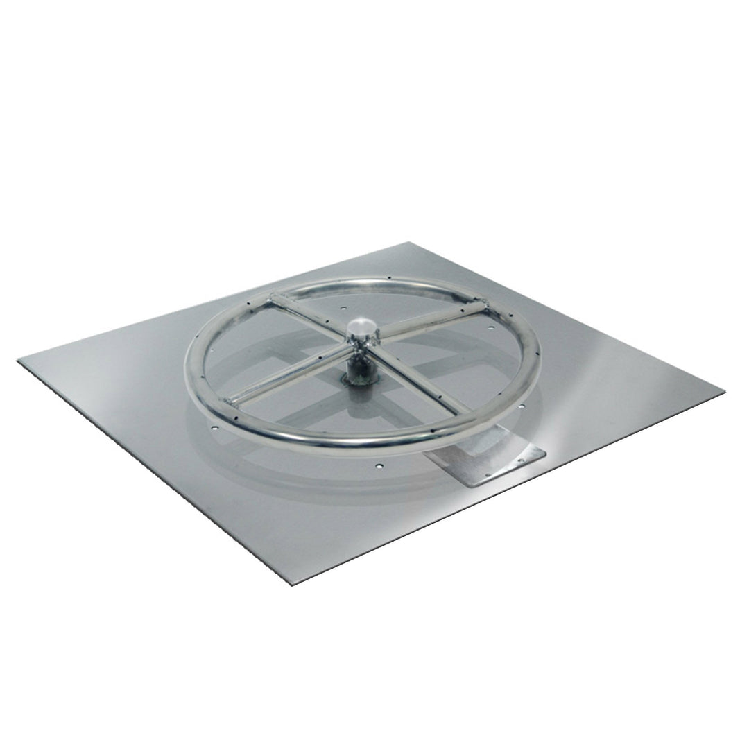 variant:18" Pan/12" Ring / Natural Gas / Built-In Connection Kit