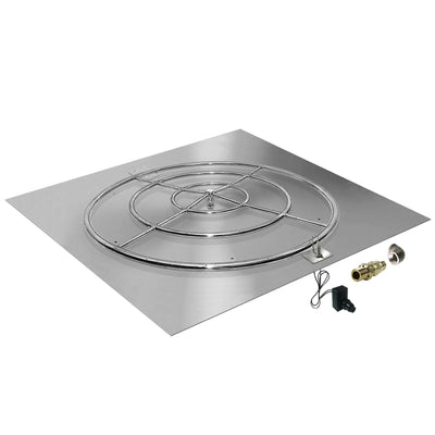 variant:42" Pan/36" Ring / Propane / Built-In Connection Kit