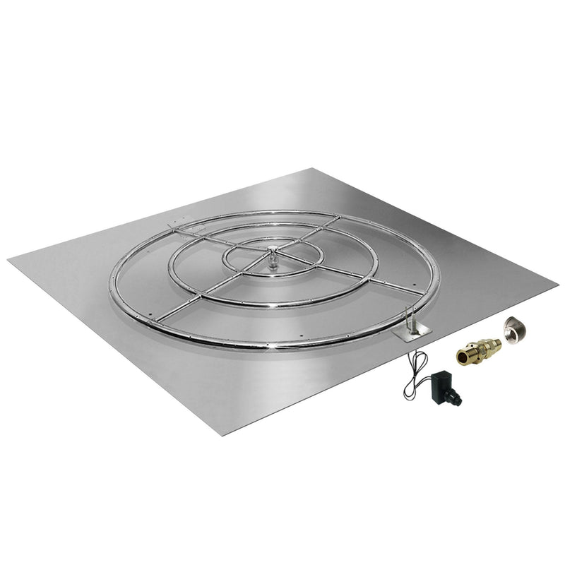 variant:42" Pan/36" Ring / Propane / Built-In Connection Kit