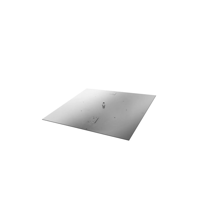 18" - 36" Stainless Steel Square Burner Pan - Standard Capacity