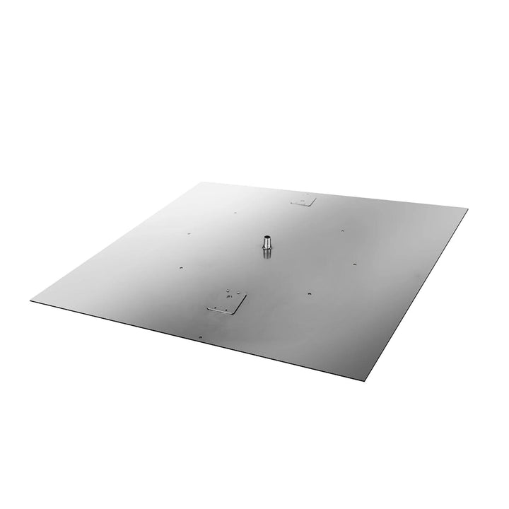 18" - 36" Stainless Steel Square Burner Pan - Standard Capacity