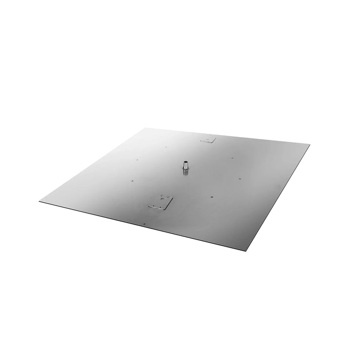 18" - 36" Stainless Steel Square Burner Pan - Standard Capacity