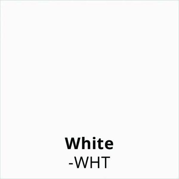 swatch:White Powder Coated Steel