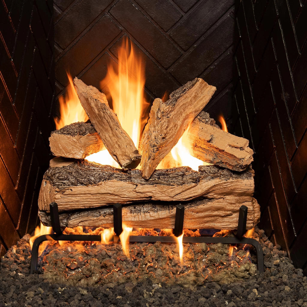 Real Fyre Vented Split Oak Designer Plus Gas Logs – Starfire Direct