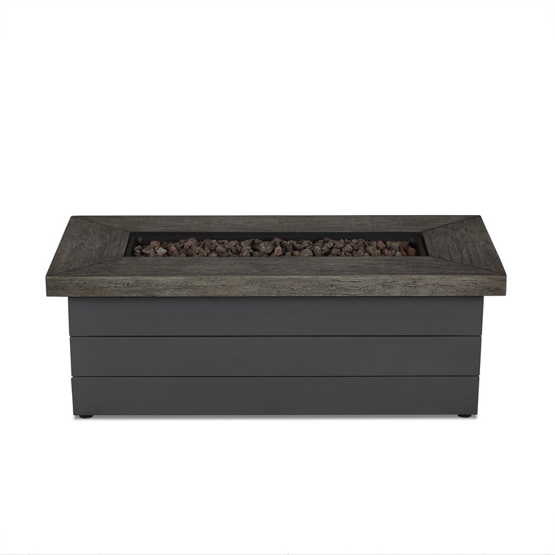 Real Flame Sullivan Propane Fire Table in Gray