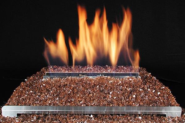 20" Alterna Vent Free Stainless Steel Fireplace Burner - Starfire Direct