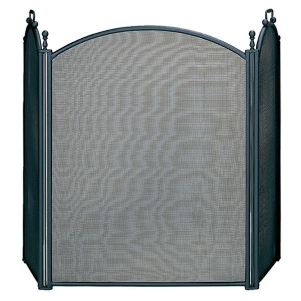 3 Fold Large Diameter Black Finish Screen with Woven Mesh - Starfire Direct