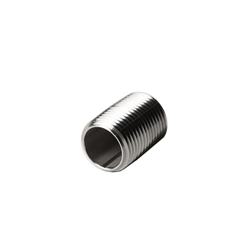 304 Stainless Steel 1/2" x Close Pipe Nipple - Starfire Direct