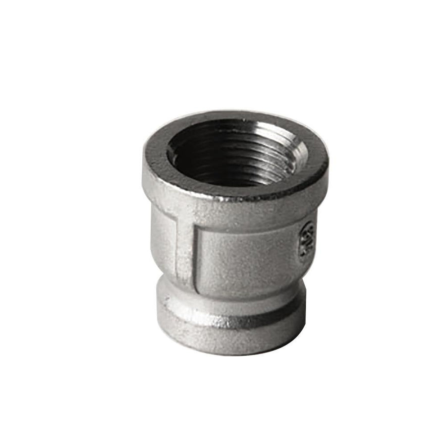 304 Stainless Steel 3/4" x 1/2"  Coupling