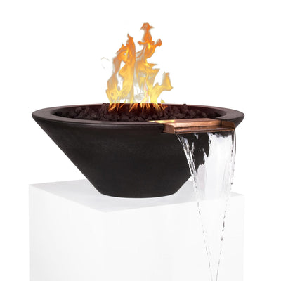 31" Round Concrete Fire and Water Bowl - Starfire Direct