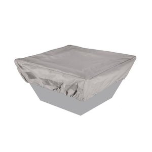 40" Gray Square Fire Pit Cover by Starfire Designs