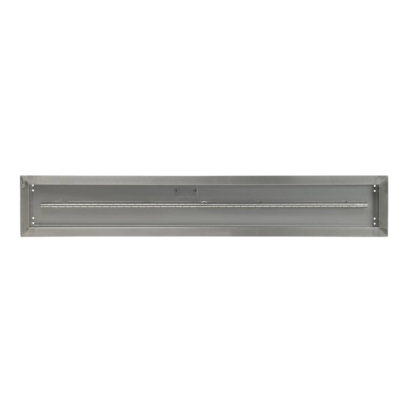 48" x 6" Stainless Steel Linear Channel Drop-In Pan with Spark Ignition Kit - Natural Gas - Starfire Direct