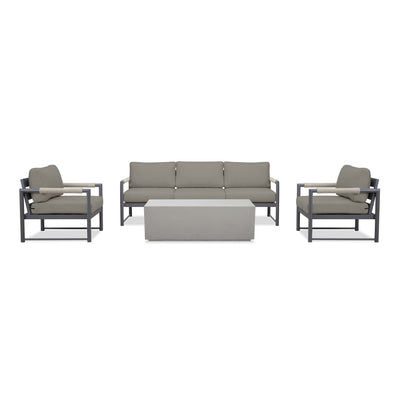 variant:Two Club Chairs / Slate/Pebble Gray / Canvas Charcoal