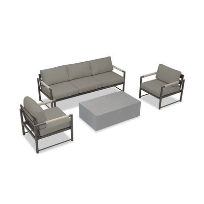 variant:Two Club Chairs / Slate/Pebble Gray / Canvas Charcoal