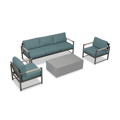 variant:Two Club Chairs / Slate/Pebble Gray / Cast Lagoon